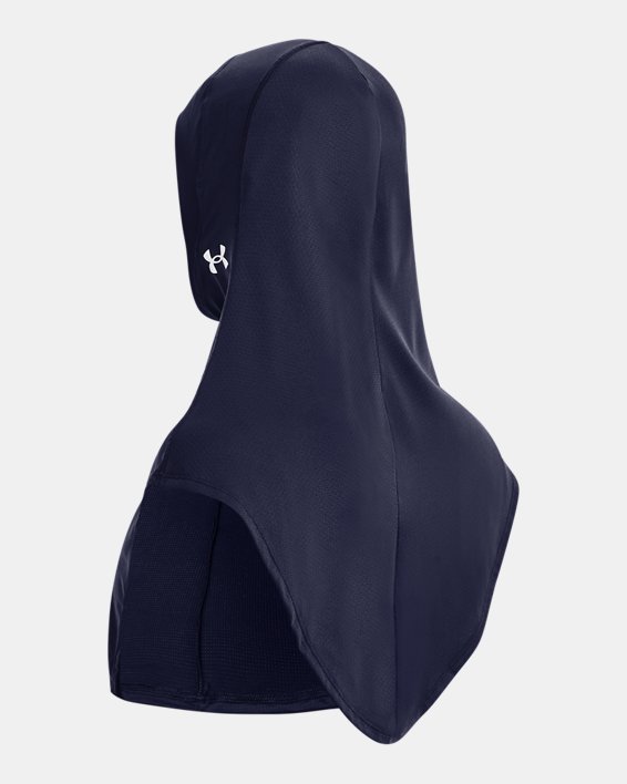 Women's UA Extended Sport Hijab in Blue image number 1